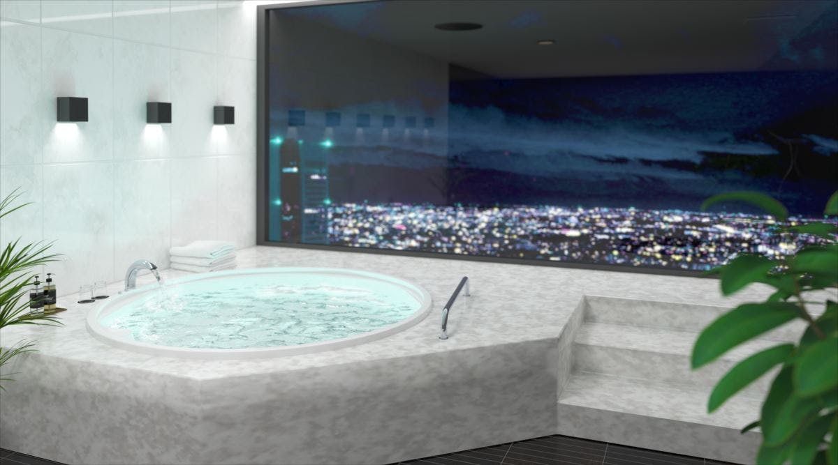 malloon 円形デザイン 浴室用具 未使用